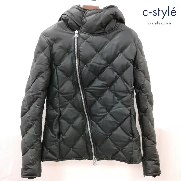 BACKLASH バックラッシュ カンガルーレザーダウンジャケット 3 （L) ダークグリーン 1363-02 日本製