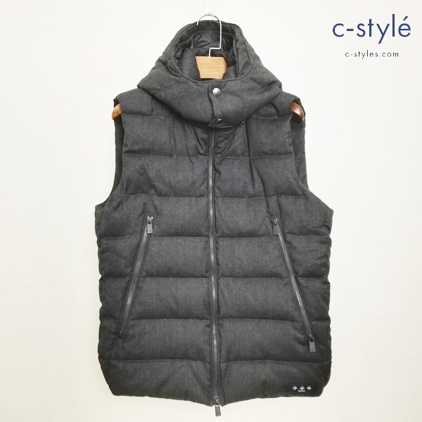 TATRAS タトラス SOVER ソヴェール 03 チャコールグレー ダウンベスト MTA19A4373 フード