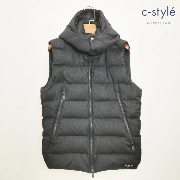 TATRAS タトラス SOVER ソヴェール 03 チャコールグレー ダウンベスト MTA19A4373 フード