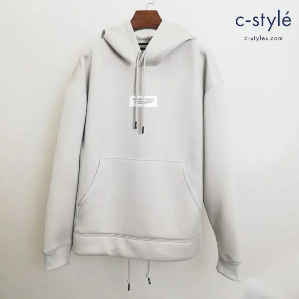 NEIGHBORHOOD ネイバーフッド SMOOTH E-HOODED M グレー系 2120KNH-CSM05 プルオーバーパーカー 長袖