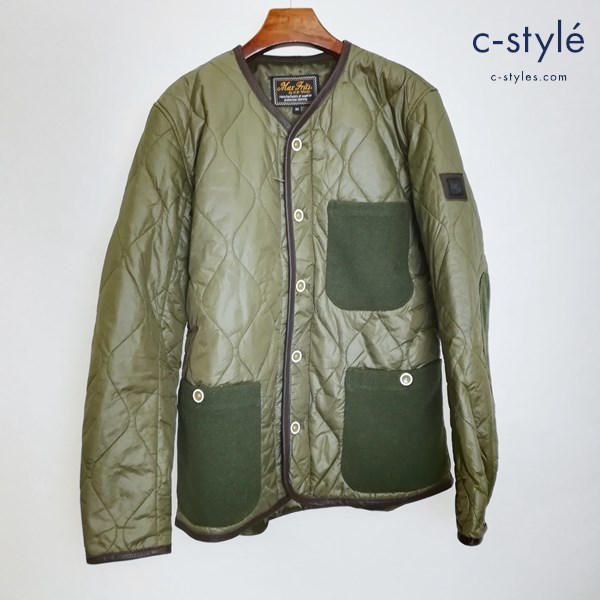 Max Fritz マックスフリッツ インサイドブルゾン 50 アーミーグリーン MFB-2295 長袖 キルティング