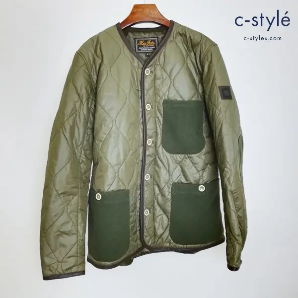 Max Fritz マックスフリッツ インサイドブルゾン 50 アーミーグリーン MFB-2295 長袖 キルティング