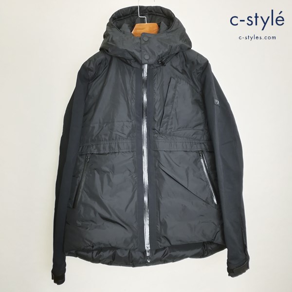 TATRAS GHIBLI コンビネーション 2 ブラック 切替 ダウンジャケット MTAT20A4666-D 長袖 フード