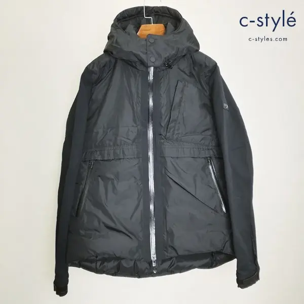 TATRAS GHIBLI コンビネーション 2 ブラック 切替 ダウンジャケット MTAT20A4666-D 長袖 フード