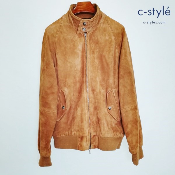 BARACUTA バラクータ G-9 40 キャメル シープスキンスエード ZBG820 羊革 英国製