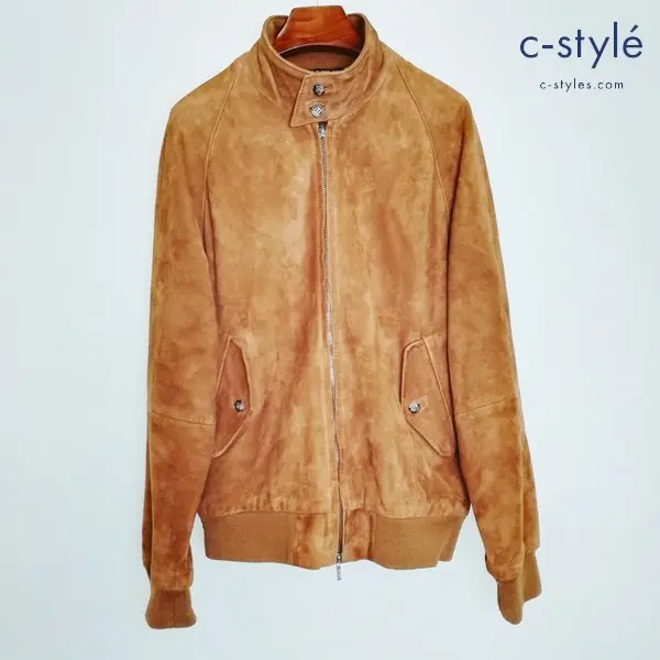 BARACUTA バラクータ G-9 40 キャメル シープスキンスエード ZBG820 羊革 英国製