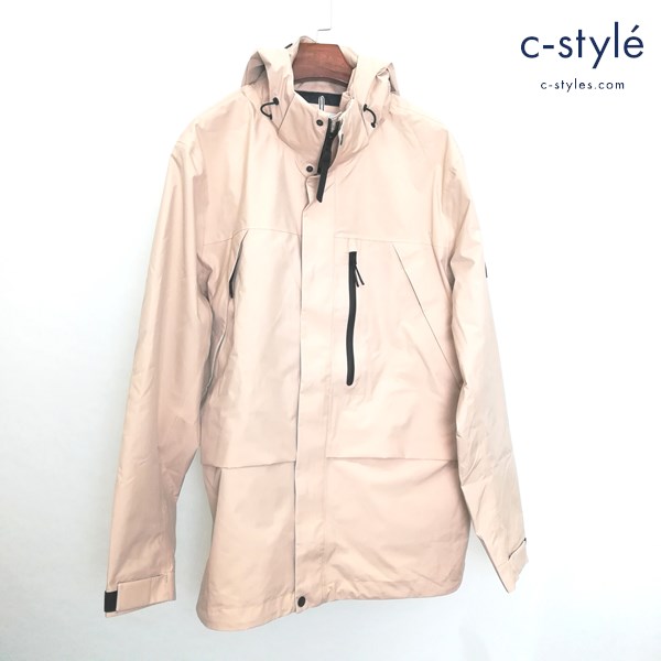 AIGLE エーグル ゴアテックス アクレラジャケット XL ベージュ ZBHJ646-KC20C-KO レインウェア