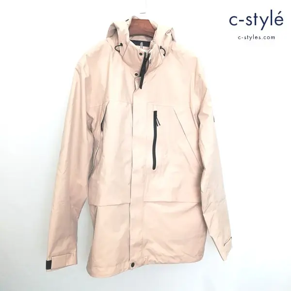 AIGLE エーグル ゴアテックス アクレラジャケット XL ベージュ ZBHJ646-KC20C-KO レインウェア