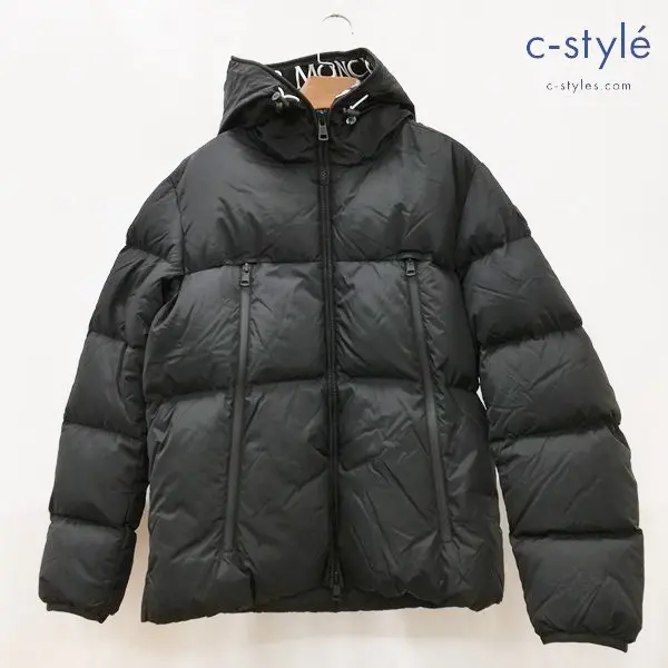 MONCLER モンクレール MONTCLA GIUBBOTTO ダウンジャケット 2 ブラック ナイロン フーディ