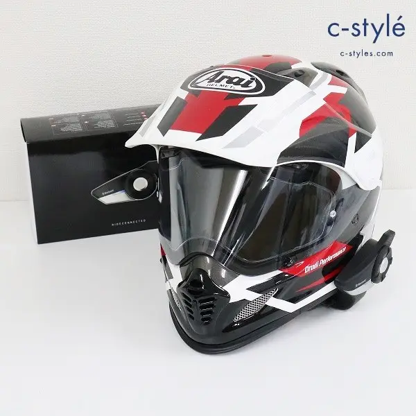 Arai アライ Tour cross-3 フルフェイスヘルメット M/L 59 60cm ＋ SENA 20S-EVO-II インカム 装着済