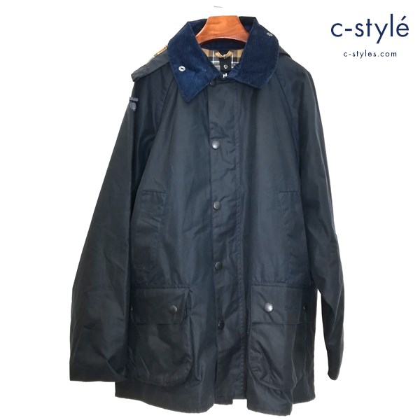 Barbour バブアー BEDALE ビデイル オイルジャケット C46 ネイビー Made in England