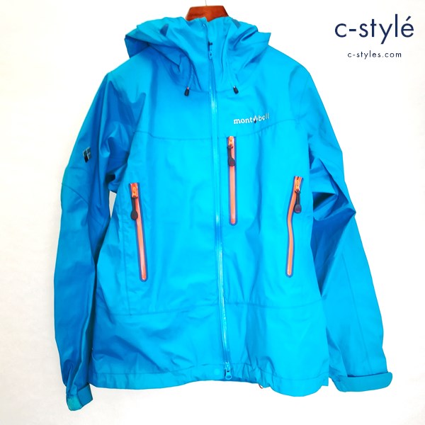 mont-bell フレネイパーカ L ブルー 1102438 GORE-TEX ゴアテックス ナイロンジャケット レディース