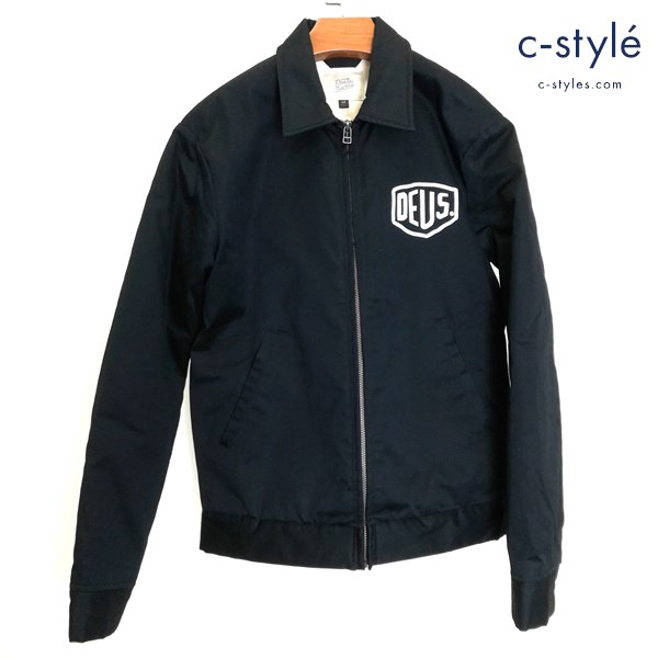Deus EX Machina WORKWEAR JACKET XS ブラック DMW56124 長袖 ジップアップ ジャケット