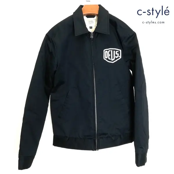 Deus EX Machina WORKWEAR JACKET XS ブラック DMW56124 長袖 ジップアップ ジャケット