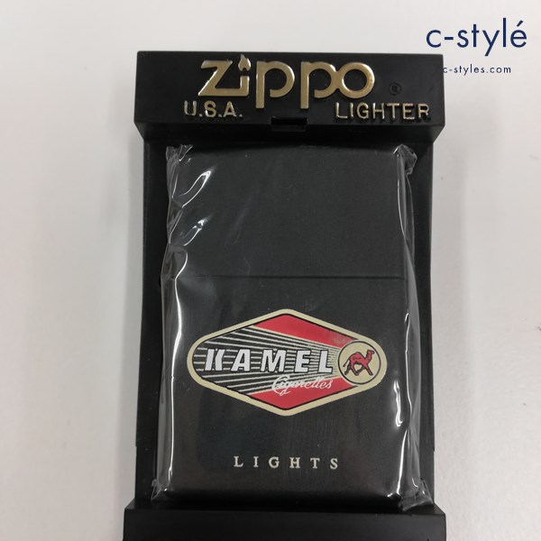 ZIPPO ジッポー KAMEL LIGHTS ブラック マット オイルライター 喫煙具 喫煙グッズ