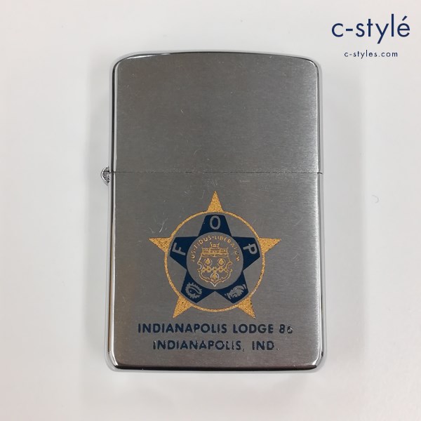 ZIPPO ジッポー INDIANAPOLIS LODGE 86 1959年製 オイルライター シルバー PAT.2517191 喫煙グッズ