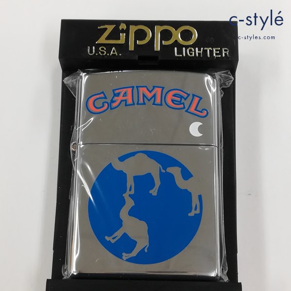 ZIPPO ジッポー CAMEL キャメル 2003年 地球 70個限定 オイルライター シルバー