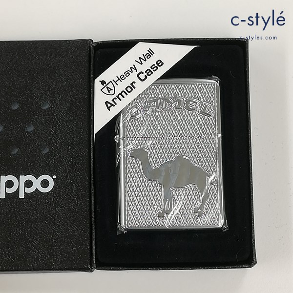 ZIPPO ジッポー CAMEL キャメル Armor Case 2005 Silver オイルライター シルバー