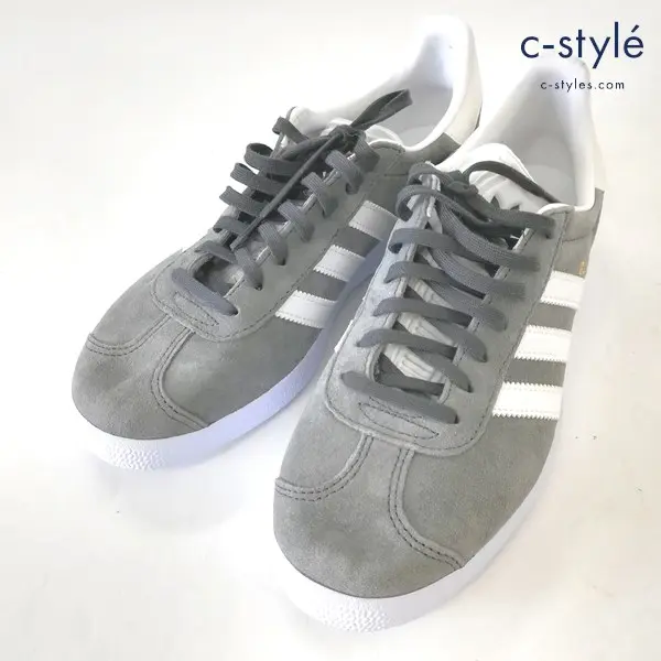 adidas originals アディダスオリジナルス GAZELLE ガゼル 26㎝ グレー×ホワイト BB5480 スエード