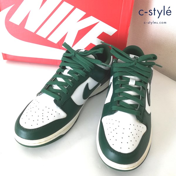 NIKE ナイキ DUNK LOW RETRO 26㎝ チームグリーン×ホワイト スニーカー ローカット DD1391-101