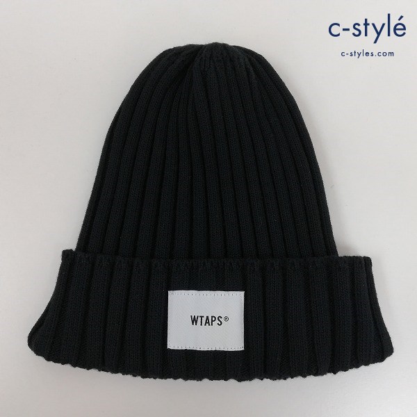 WTAPS ダブルタップス 18ss BLACKWATCH BEANIE F ブラック ビーニー ニットキャップ 181MADT-HT01