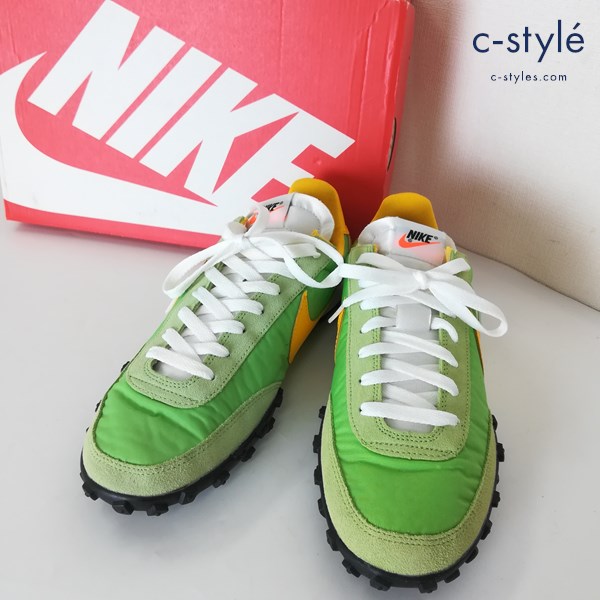 NIKE ナイキ WAFFLE RACER ワッフルレーサー 26㎝ グリーンネビュラ×アマリロ スニーカー CN8115-300