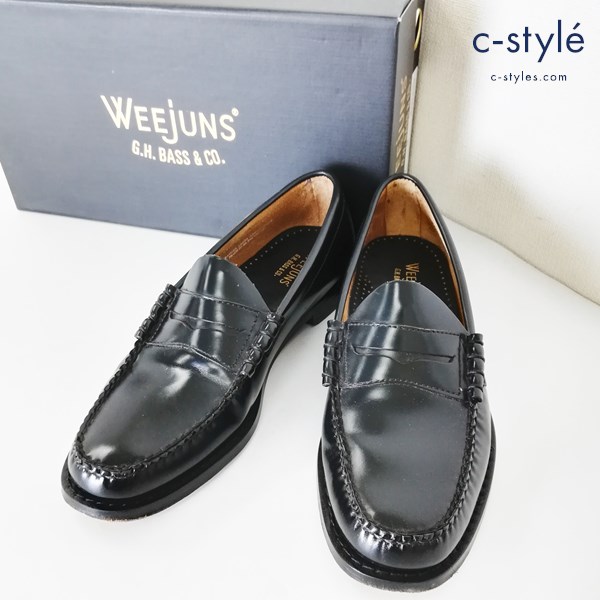 G.H BASS ジーエイチバス WEEJUNS LARSON 7 ブラック ローファー
