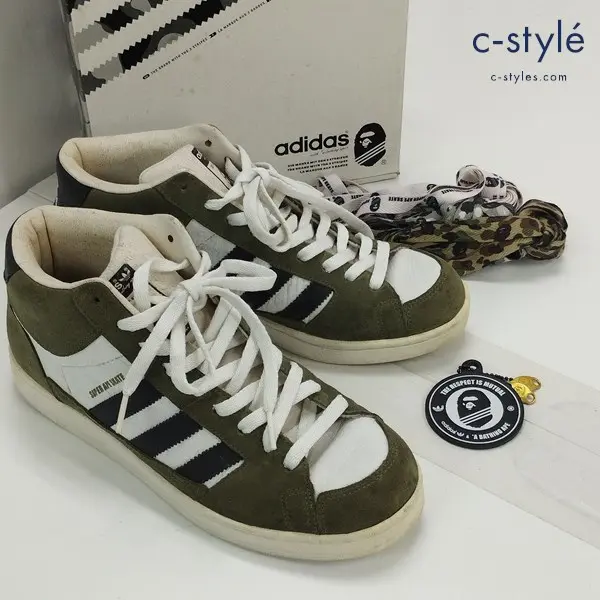 adidas × A BATHING APE SUPER APE SKATE スニーカー 26.5cm マルチカラー 040049