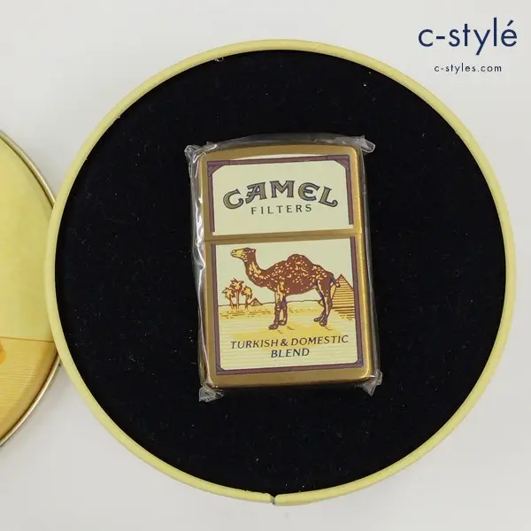 ZIPPO ジッポー CAMEL キャメル 1995 Classic Camel Zippo Tin set オイルライター ゴールド