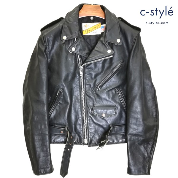 Schott ショット PERFECTO 36 ブラック ダブルライダースジャケット USA製