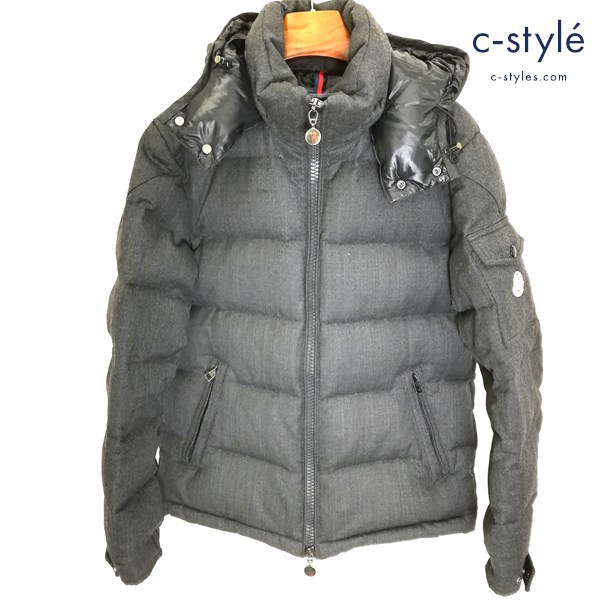 MONCLER モンクレール MONTGENEVRE 1 グレー ダウンジャケット フード 長袖