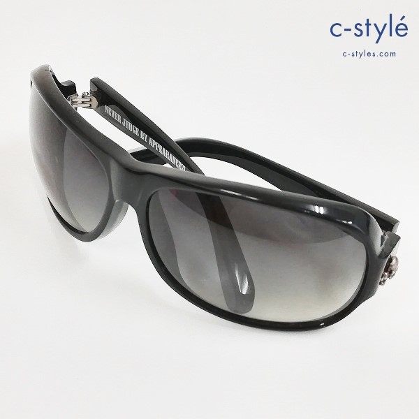 Roen ロエン サングラス ブラック NEVER JUDGE BY APPEARANCES スカル アイウェア