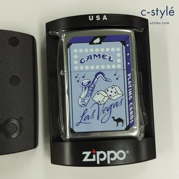 ZIPPO ジッポー CAMEL キャメル LasVegas playing Cards ダイス オイルライター シルバー サイコロ 楽器