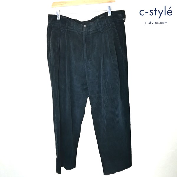 GIANNI VERSACE ジャンニヴェルサーチ コーデュロイパンツ 54 ブラック