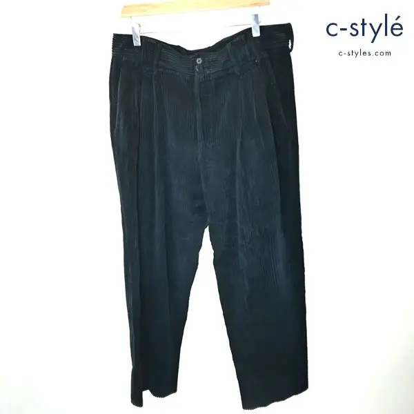 GIANNI VERSACE ジャンニヴェルサーチ コーデュロイパンツ 54 ブラック