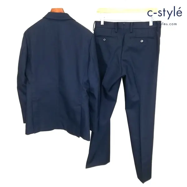 MACKINTOSH PHILOSOPHY TROTTER トロッター 38R 38 ネイビー スーツ 2B サイドベンツ セットアップ