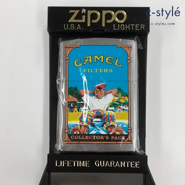ZIPPO ジッポー CAMEL キャメル COLLECTER’S PACK ホリデー Beach オイルライター シルバー