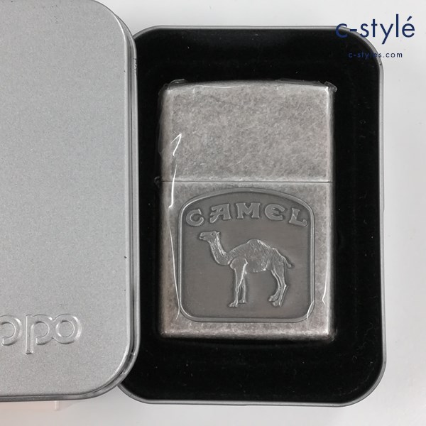 ZIPPO ジッポー 1998年 CAMEL キャメル ロゴプレート オイルライター シルバー
