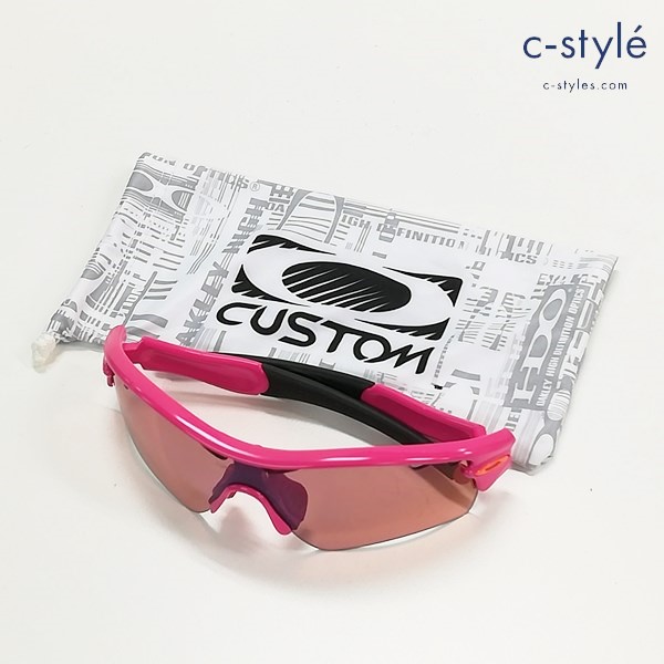 OAKLEY オークリー RADAR EDGE カスタム サングラス ピンク アイウェア