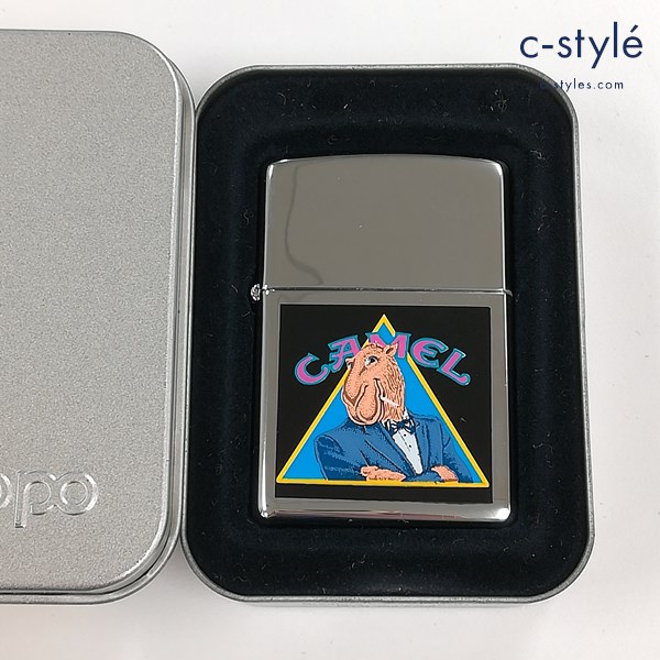ZIPPO ジッポー CAMEL キャメル JOE タキシード トライアングル オイルライター シルバー