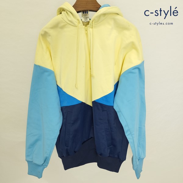 adidas アディダス ヴィンテージ トラックジャケット US M イエロー