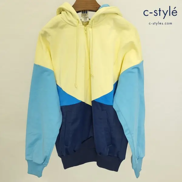 adidas アディダス ヴィンテージ トラックジャケット US M イエロー