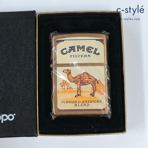 ZIPPO ジッポー CAMEL キャメル FILTERS TURKISH&AMERICAN Blend プロトタイプ 1997 オイルライター ゴールド