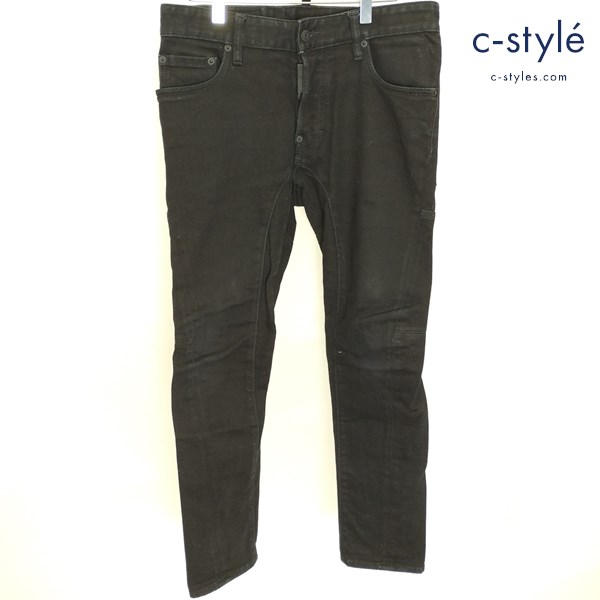DSQUARED2 Tidy Biker Jean 46 ブラック S74LB0736 S30564