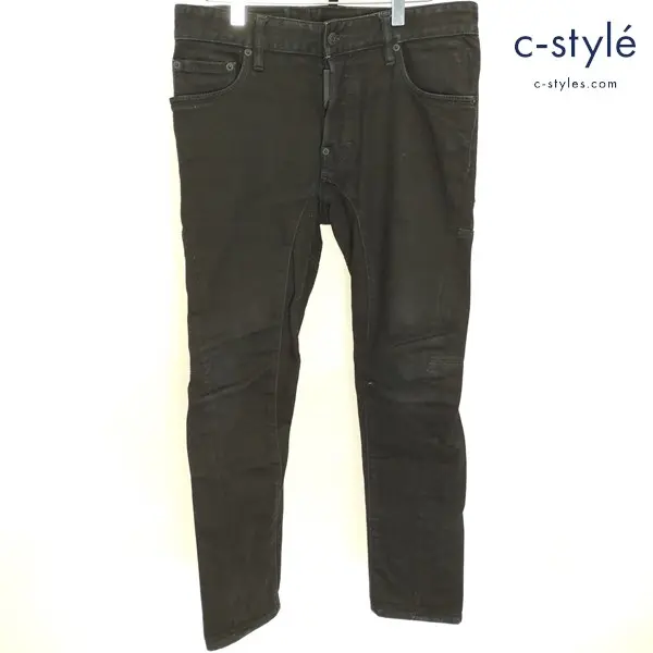 DSQUARED2 Tidy Biker Jean 46 ブラック S74LB0736 S30564