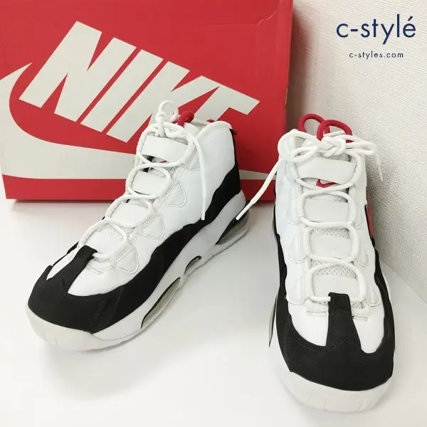 NIKE ナイキ AIR MAX UPTEMPO ’95 スニーカー 25.5cm ホワイト×レッド×ブラック CK0892-101
