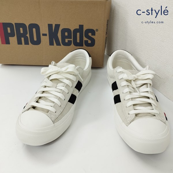 PRO-Keds プロケッズ ROYAL PLUS SUEDE スニーカー 26cm クリーム PH56803
