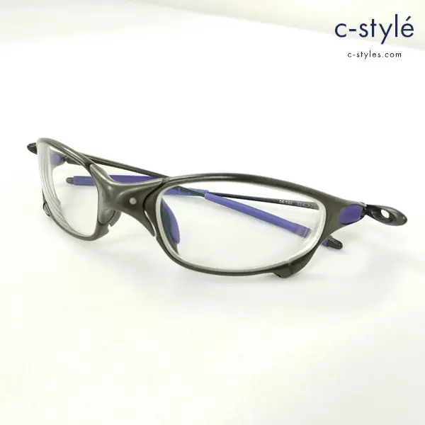 OAKLEY オークリー JULIET ジュリエット サングラス 55□21 ブラック×ブルー 04-148