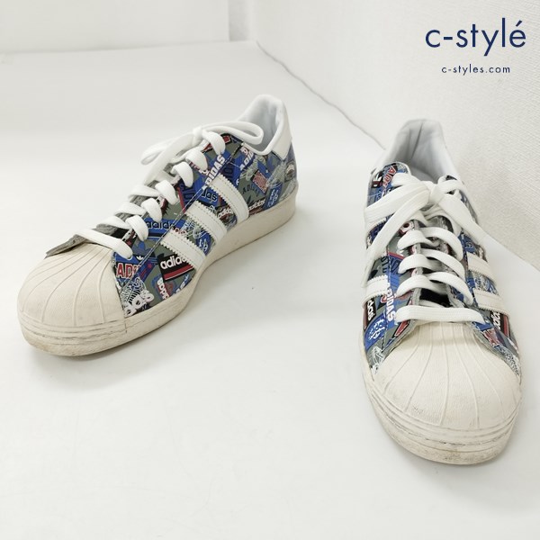 adidas originals×NIGO SUPERSTAR 80s PIONEERS NIGO 27.5㎝ マルチカラー ローカットスニーカー B35768