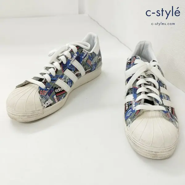 adidas originals×NIGO SUPERSTAR 80s PIONEERS NIGO 27.5㎝ マルチカラー ローカットスニーカー B35768